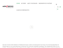 Tablet Screenshot of mediservice.ch